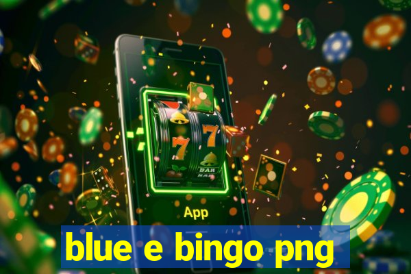 blue e bingo png